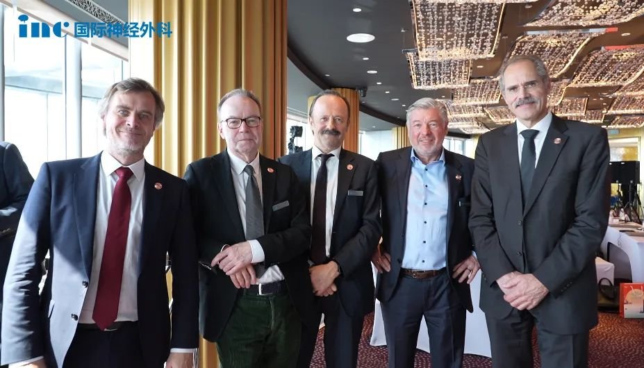 INC福教授、Seifert 教授、Krauss 教授、巴教授、Schroeder 教授(左起)