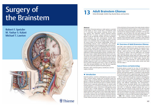 《adult brainstem glioma》（成人腦干膠質瘤）