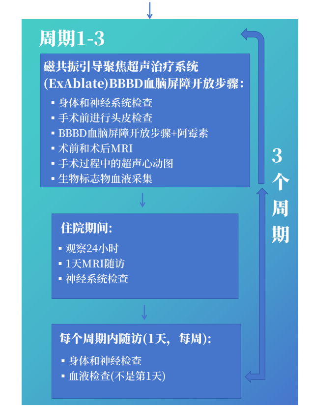 圖：MRgFUS治療流程